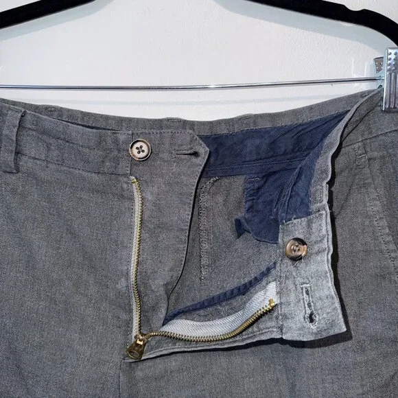 Brooks Brothers Red Fleece Mens Gray Slim Fit Trouser Pants W34 L34 - Picture 5 of 9